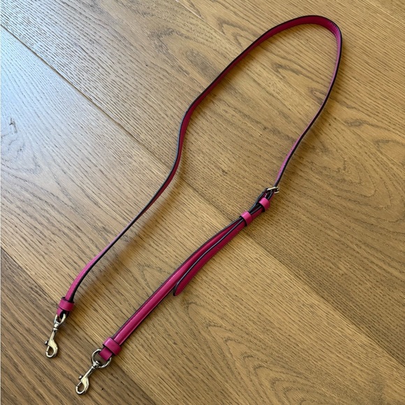 Coach Adjustable Long Purse Strap - Pink & Gold - EUC - Picture 3 of 7